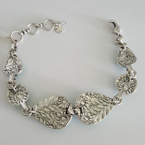 New Lucky Brand Turquoise Link Bracelet - Picture 2 of 5